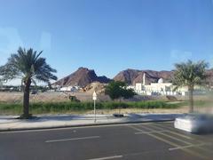 View of Jabal Uhud mountain in Medina, Saudi Arabia
