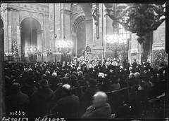 1924 ceremony of the Knights of the Holy Sepulchre at Saint-Roch Church in Paris
