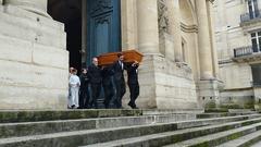 Niels Arestrup funeral at Saint-Roch Church Paris