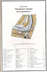 Historical map of Kalyaizin town in 1855