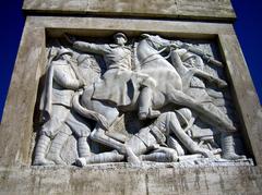 Foro Italico in Rome featuring the statue of General Triumphant