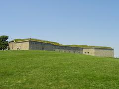 Historic Fort Independence on Castle Island in Boston Massachusetts