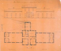 Historical plan of Hospital at Fort Independence, Boston Harbor, Massachusetts