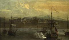 Fort St. George, Madras historical oil painting from 1731
