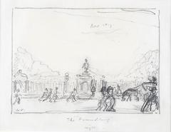 The Foundling Night drawing by William Nicholson