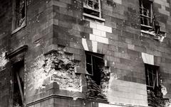 Damage to the Four Courts building in Dublin during the Irish War of Independence 1922