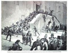 Destruction of Santa Cruz Church in Warsaw sparking persecution of Israelites in Russia