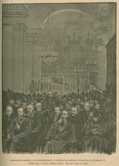 Funeral service for Archduke Rudolf at St. Cross Church in Warsaw