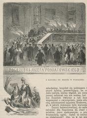 Funeral procession of Father Józef Poniatowski leaving St. Cross Church in Warsaw