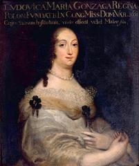 Portrait of Ludwika Maria Gonzaga in Saint Cross Church in Warsaw