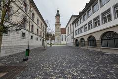 Stiftskirche St. Gallus und Otmar church in St. Gallen with clear sky