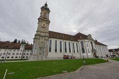 Exterior view of Stiftskirche St. Gallus und Otmar church in St. Gallen