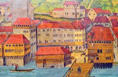 Altarpieces by Hans Leu the Elder at Haus zum Rech on the left bank of the Limmat River near Weinplatz in Zurich