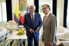 Meeting with the Prime Minister of Portugal in Lisbon on May 6, 2023, featuring Juan Diego Cano