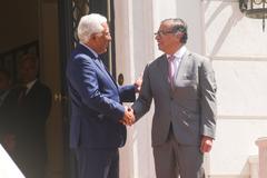 Meeting with the Prime Minister of Portugal in Lisbon