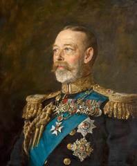 Portrait of King George V painted by Arthur Stockdale Cope in 1933