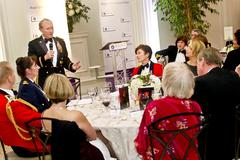 U.S. Army Gen. Martin E. Dempsey addressing the Royal United Services Institute conference in London on Nov. 29, 2011