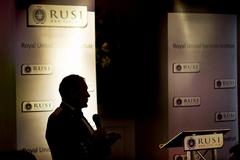 U.S. Army Gen. Martin E. Dempsey speaking at Royal United Services Institute conference in London 2011
