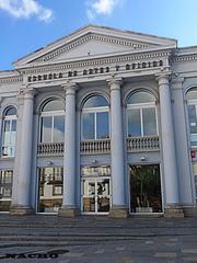 Historic School of Arts and Crafts building in Avilés, Asturias, Spain