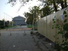 Rowiki posters in campus at Politehnica University Bucharest