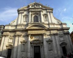 Facade of Sant'Ignazio Church in Rome