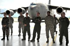 U.S. Defense Secretary Robert M. Gates speaking to servicemembers at Elmendorf Air Force Base Alaska June 1 2009
