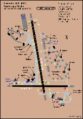 Diagram of Elmendorf Air Force Base in Anchorage, Alaska