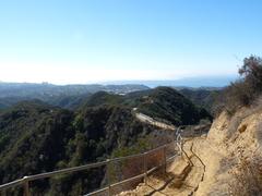 Scenic view near Chicken Ridge Bridge in Topanga State Park along Backbone Trail