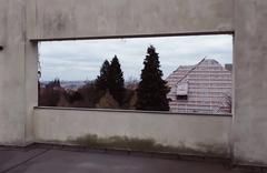 Window terrace of Villa Müller with architectural details