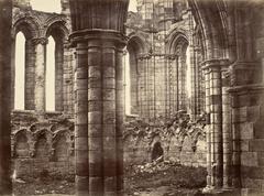Whitby Abbey North Transept ruins in Yorkshire