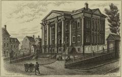 Government House in New York City as depicted in 1790 engraving