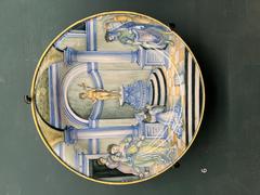 Decorative historical plat displayed at Musée Correr in Venice