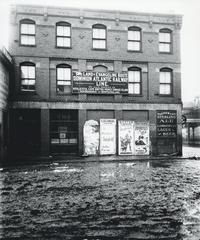 Historic building on the southerly corner of Long Wharf and Atlantic Avenue in Boston in 1903