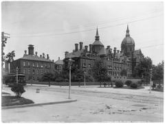 Johns Hopkins Hospital main building in Baltimore, Maryland