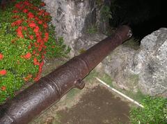 Historical battery at Fort San Pedro in Cebu Philippines