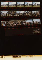 Contact sheet of black and white photos from Gerald R. Ford White House Photographic Office, 1974-1977