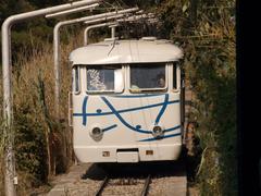 Funicular railway in Barcelona Spain