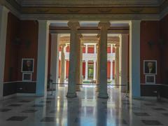 Main entrance of the Zappeion Hall in Athens
