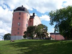 Uppsala Castle on a clear day with blue sky