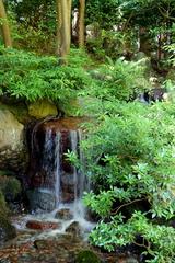Nitobe Memorial Garden at University of British Columbia Vancouver with traditional Japanese landscaping