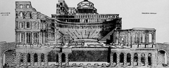 Ancient Roman Theatre in Verona Italy