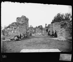 View of the monastery ruins on Hovedøya island in Oslo