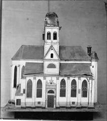 Model of Sankt Jacobs kyrka church in Nordiska Museet, 1836, view to the north