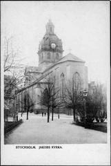 Jakobs kyrka Sankt Jacobs kyrka exterior view from southeast historic church building