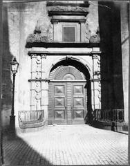 West-facing portal of Jakobs kyrka (Saint James Church) in Stockholm