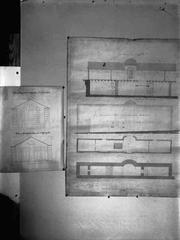 Gravkor after facade and floor plan drawings from Jakobs Church archive