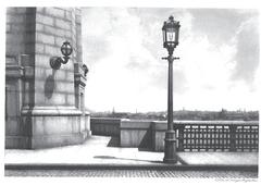 Early 20th century photograph of Longfellow Bridge crossing Charles River