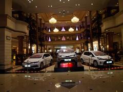 Entrance foyer of Gold Reef City Casino with welcoming decor and lighting