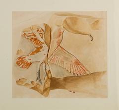 Ancient Egyptian facsimile of water fowl from the Tomb of Puyemre TT 39