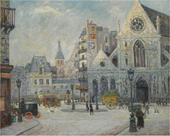 Saint-Nicolas-des-Champs Church in Paris on Rue Saint Martin